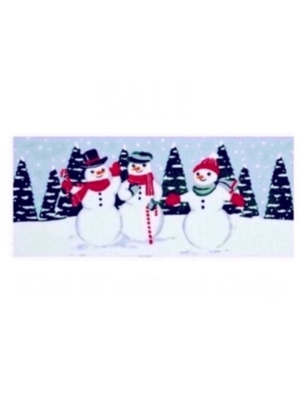New St. Nicholas Square Snowman Rug